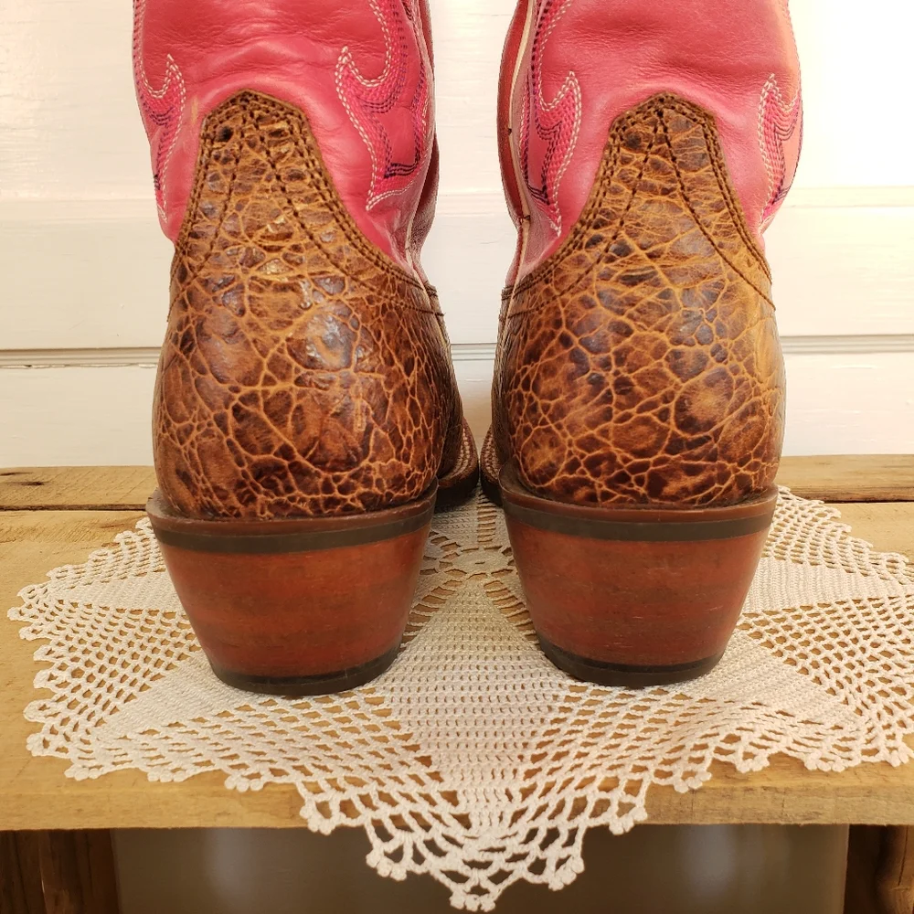**SOLd*💗💫Ariat Vintage Cowgirl 🌸Barbie Pink🌸 Crossfire Caliente💫💗  8.5B - Picture 11 of 14